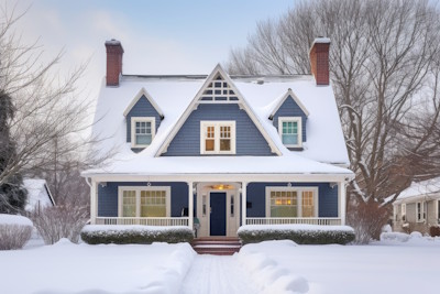 Haus winterfest machen