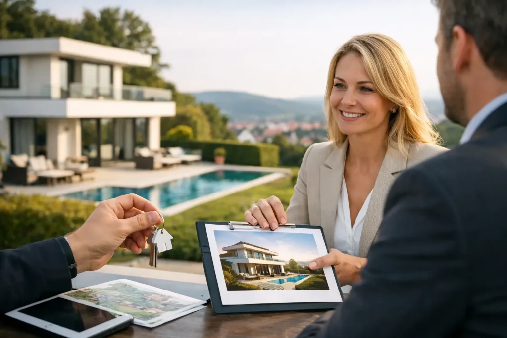 Eine Villa erfolgreich regional vermarkten