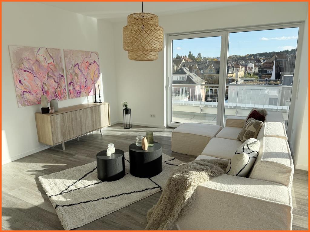 Ein Fall für Zwei: Nicht für jeden – aber für Sie! City-Penthaus für Individualisten! - Wohnzimmer (7239)