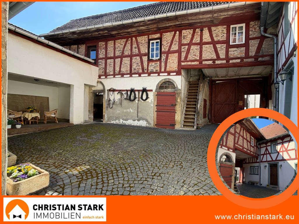 Ein Anwesen mit Seele-denkmalgeschützte fränkische Hofreite voller Geschichte und Möglichkeiten! - Titel (8738)
