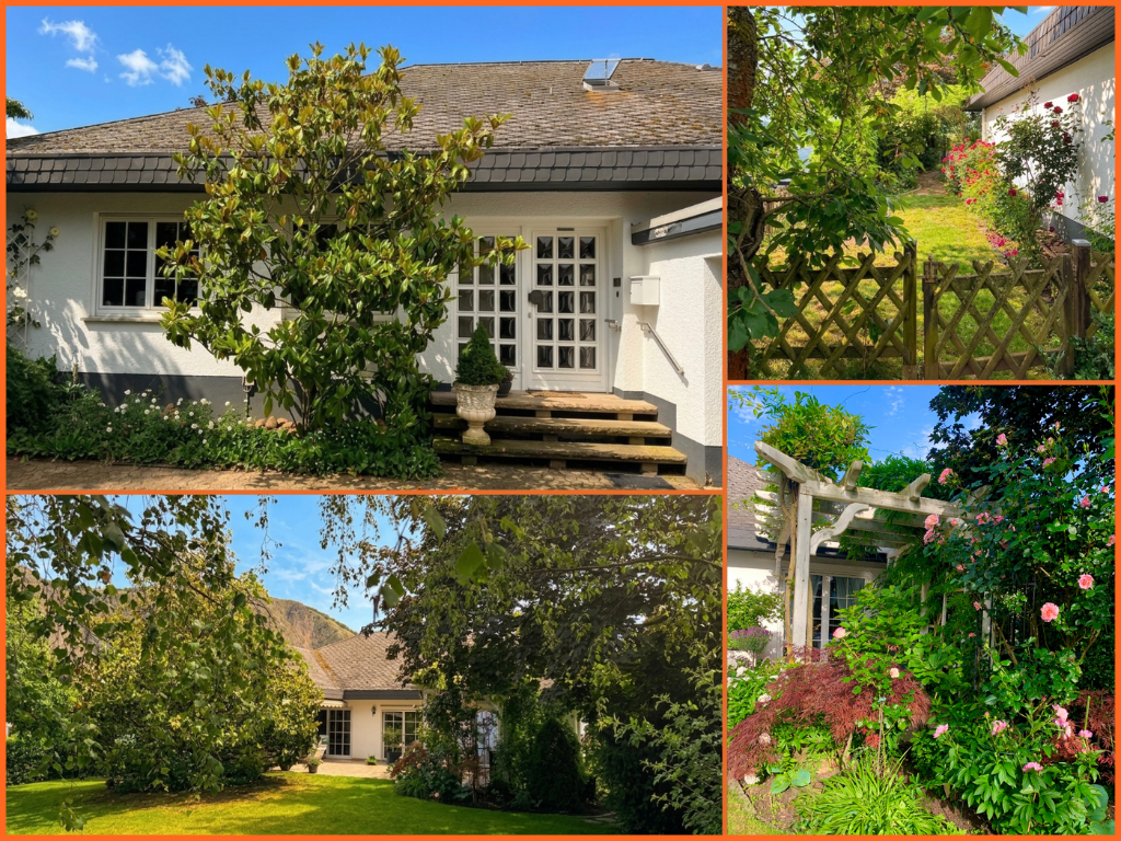 Klassischer Bungalow in Bestlage – Aussicht, Ruhe, Lebensqualität und nahe gelegenen Golfplatz! - Ansichten Haus und Garten (9621)