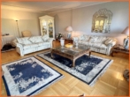 Wohnzimmer - Luxuriöse Wohnung mit Blick in den Kurpark, neben dem Nassauer-Hof!