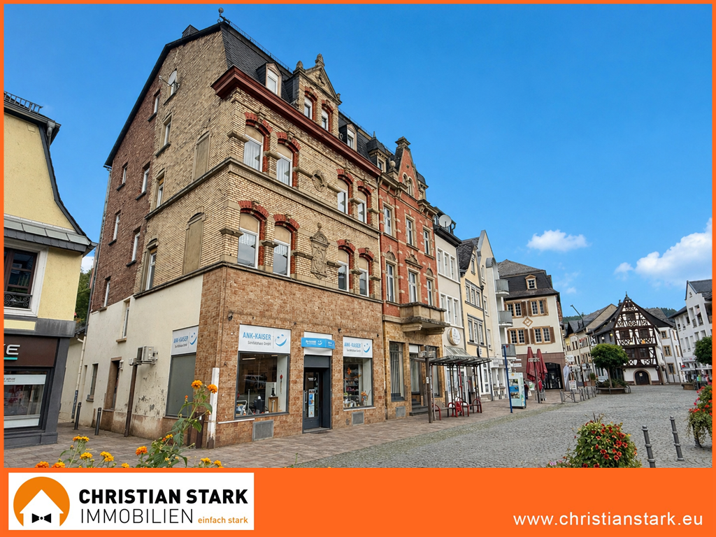 Wohn und Geschäftshaus direkt am Marktplatz! Die Wohnungen sind frei verfügbar-der Laden ist gut vermietet! - Neues Titelbild (9079)