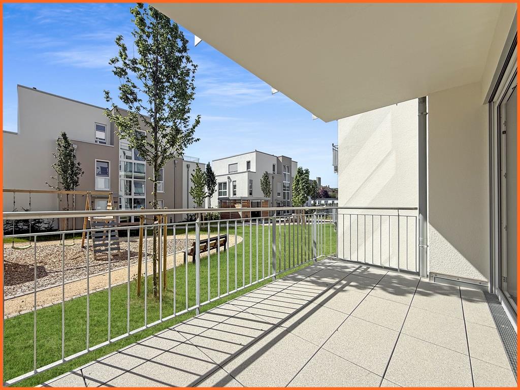 3 Zimmer-Erdgeschoss-Wohnung nahe Diakonie und Bahnhof. Neuwertig und komfortabel. - Balkon (7206)