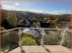 Aussicht von Balkon - Landschaftlich reizvoll gelegene Aussichtsvilla mit ELW in ruhiger Stromberger Wohnlage!