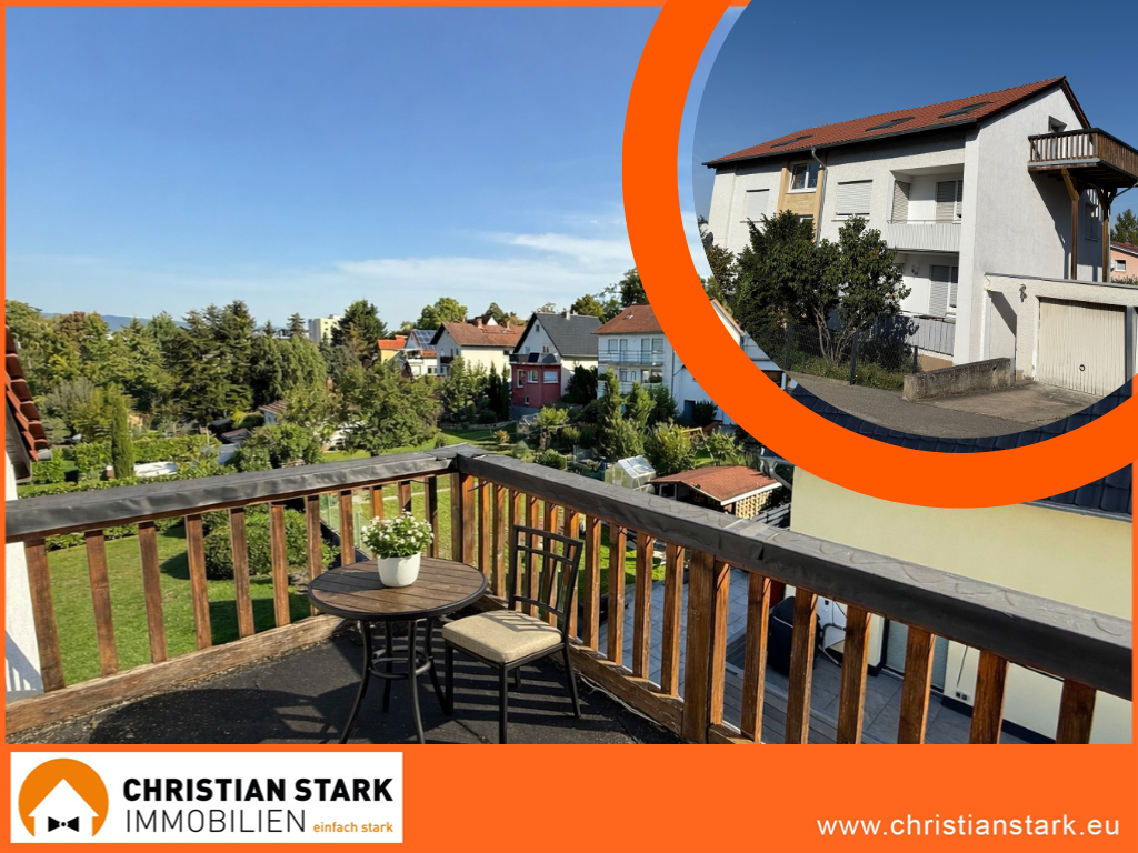In ruhiger Stadtlage erwartet Sie diese 3 Zimmer-Wohnung mit Balkon und Garage. Sofort frei. - Titelbild (9970)