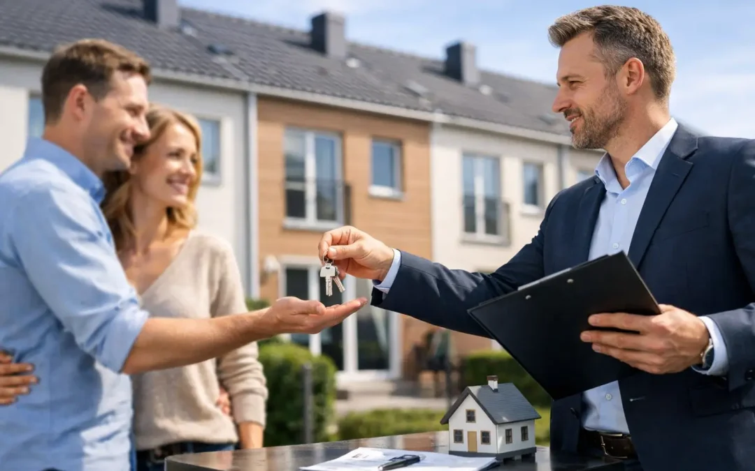 Reihenhaus verkaufen mit Makler richtig angehen